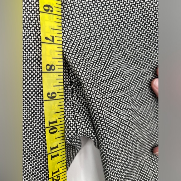 Banana Republic, Size: 0, Martin Fit, Charcoa/White, Small Diamond Pattern, EUC! - Picture 11 of 12